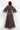 ESPRESSO BOHO LACE DRESS WITH GATHERED RUFFLES AND LINING - ESSENTIALS JIORO ДАНТЕЛЕНА БОХО РОКЛЯ В ЦВЯТ ЕСПРЕСО С ВОЛАНИ И ПОДВИЖНА ПОДПЛАТА - ESSENTIALS JIORO