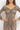 ASYMMETRIC LUREX DRESS WITH KNOT DETAIL AND FRONT DRAWSTRING - DARK BROWN LOGO