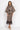 BOHEMIAN MOCHA LYOCELL BLOUSE WITH PUFF SLEEVES AND TIE-FRONT COLLAR - ESSENTIALS JIORO БОХЕМСКА РИЗА ОТ ЛИОЦЕЛ С БОГАТИ РЪКАВИ И ВРЪЗКА В МОКА JIORO