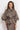 BOHEMIAN MOCHA LYOCELL BLOUSE WITH PUFF SLEEVES AND TIE-FRONT COLLAR - ESSENTIALS JIORO БОХЕМСКА РИЗА ОТ ЛИОЦЕЛ С БОГАТИ РЪКАВИ И ВРЪЗКА В МОКА JIORO