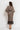 BOHEMIAN MOCHA LYOCELL BLOUSE WITH PUFF SLEEVES AND TIE-FRONT COLLAR - ESSENTIALS JIORO БОХЕМСКА РИЗА ОТ ЛИОЦЕЛ С БОГАТИ РЪКАВИ И ВРЪЗКА В МОКА JIORO