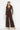 BROWN VISCOSE STRETCH BODYSUIT WITH DEEP V-NECK AND SUEDE TIE DETAIL - ESSENTIALS JIORO КАФЯВО БОДИ ОТ ВИСКОЗА С ДЪЛБОКО V-ОБРАЗНО ДЕКОЛТЕ И ВЕЛУРЕНИ ВРЪЗКИ - ESSENTIALS JIORO