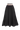 LONG BLACK COTTON SKIRT WITH ELASTIC WAIST AND SIDE POCKETS - ESSENTIALS JIORO ДЪЛГА ПОЛА ОТ ЧЕРНА ВАТА С ЛАСТИК В ТАЛИЯТА И СТРАНИЧНИ ДЖОБОВЕ - ESSENTIALS JIORO