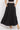 LONG BLACK COTTON SKIRT WITH ELASTIC WAIST AND SIDE POCKETS - ESSENTIALS JIORO ДЪЛГА ПОЛА ОТ ЧЕРНА ВАТА С ЛАСТИК В ТАЛИЯТА И СТРАНИЧНИ ДЖОБОВЕ - ESSENTIALS JIORO