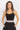 JERSEY TANK TOP IN BLACK WITH ELASTIC STRAPS BAROQUE PEARL - ESSENTIALS JIORO ПОТНИК В ЧЕРНО С ЛАСТИЧНИ ПРЕЗРАМКИ BAROQUE PEARL - ESSENTIALS JIORO
