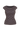 DOUBLE-LAYER LACE TOP WITH BOAT NECKLINE ESPRESSO and GRAPHITE - ESSENTIALS JIORO ДВУСЛОЕН ДАНТЕЛЕН ТОП В МОКА С ЛОДКА ДЕКОЛТЕ И ПОДПЛАТА ОТ ПАМУК - ESSENTIALS JIORO