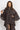 ASYMMETRIC LACE TUNIC WITH GATHERED DETAILS ESPRESSO - ESSENTIALS JIORO АСИМЕТРИЧНА ДАНТЕЛЕНА ТУНИКА С НАБОРИ В ЕСПРЕСО – ESSENTIALS JIORO