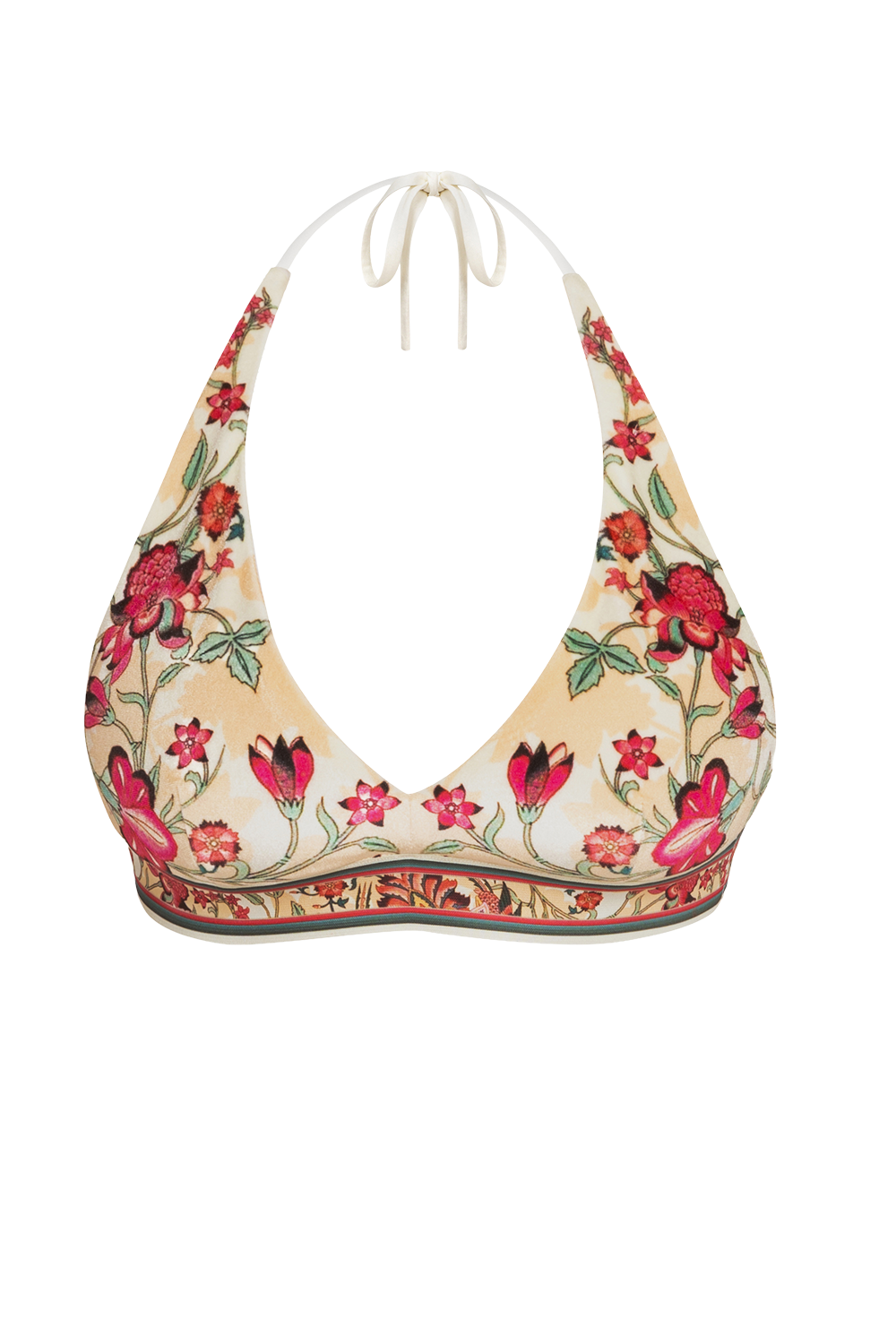 ГОРНИЩЕ ОТ КАДИФЕ ТИП ТРИЪГЪЛНИК - PAISLEY RED