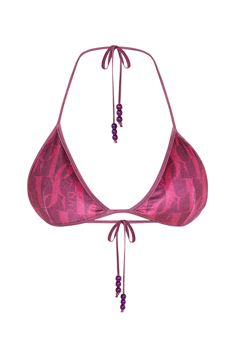 ГОРНИЩЕ ТИП ТРИЪГЪЛНИК ОТ КАДИФЕ - BURGUNDY LOGO
