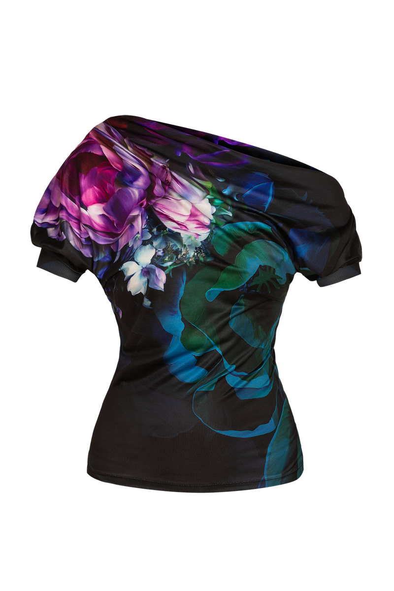 SLEEVELESS DROP-SHOULDER TOP - PEONIES JIORO БЛУЗА С ПАДНАЛО РАМО - PEONIES JIORO