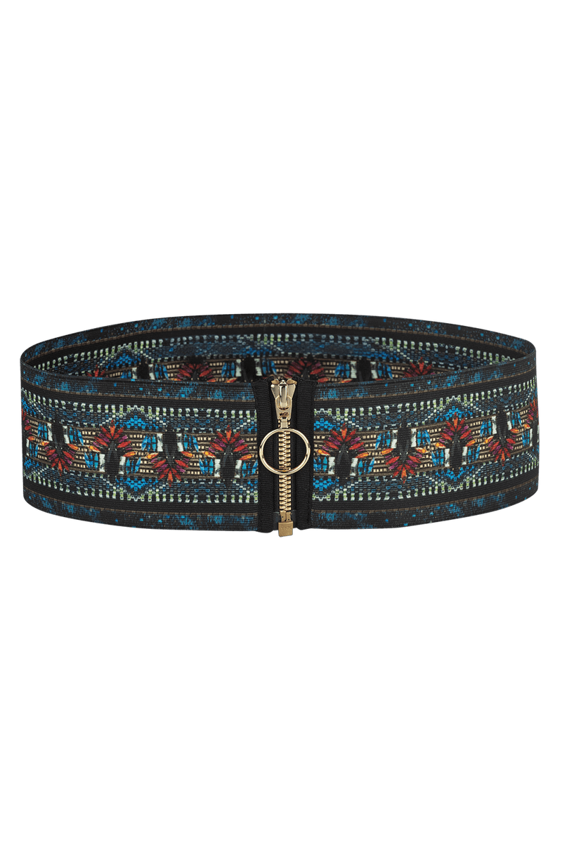 ELASTIC WIDE BELT WITH ZIPPER - AMAZONIA JIORO ЕЛАСТИЧЕН ШИРОК КОЛАН С ЦИП - AMAZONIA JIORO