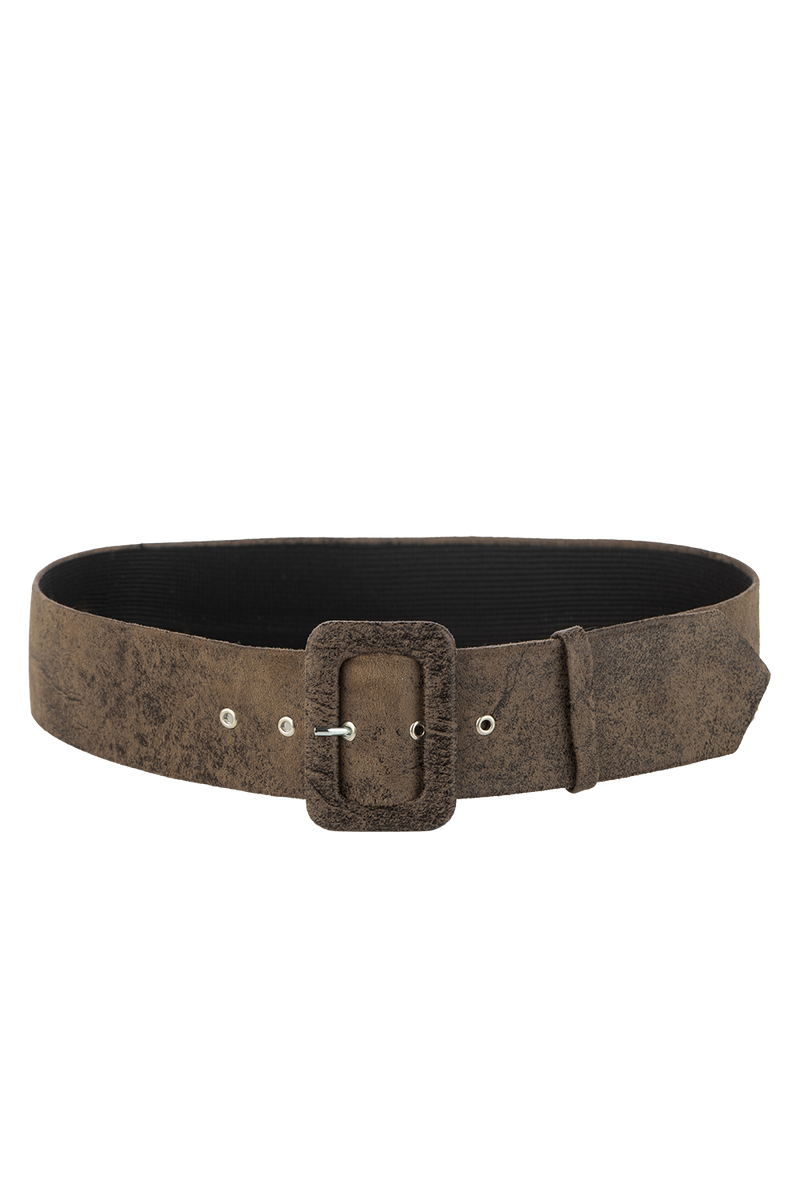 OVERSIZED FAUX FUR COAT WITH LARGE SHAWL COLLAR IN SERVAL PRINT AND BELT - ESSENTIALS