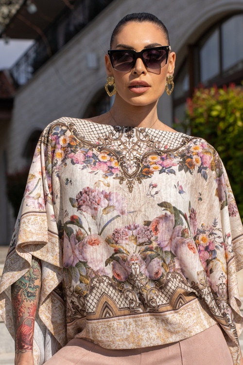 LOOSE BLOUSE - SUMMER ROSES - look 4