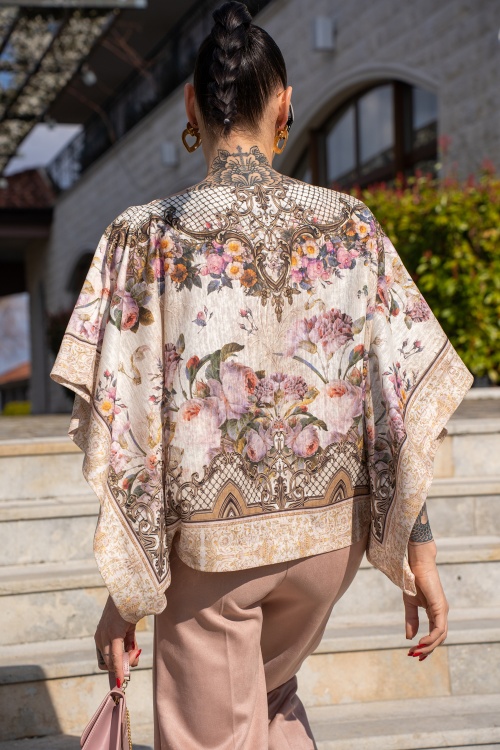 LOOSE BLOUSE - SUMMER ROSES - look 7