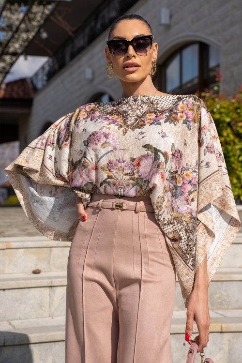 LOOSE BLOUSE - SUMMER ROSES - look 2