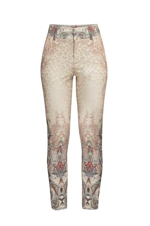 КЛАСИЧЕСКИ ПАНТАЛОН ОТ ВИСКОЗА – PAISLEY BEIGE