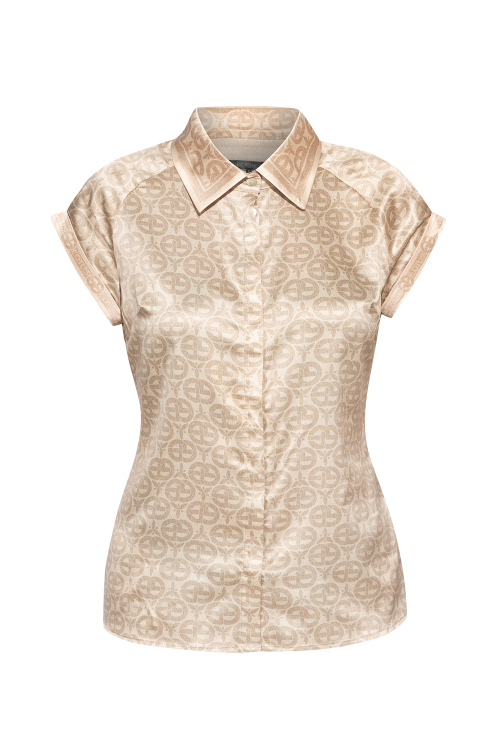 RAGLAN SLEEVE SHIRT - IVORY LOGO