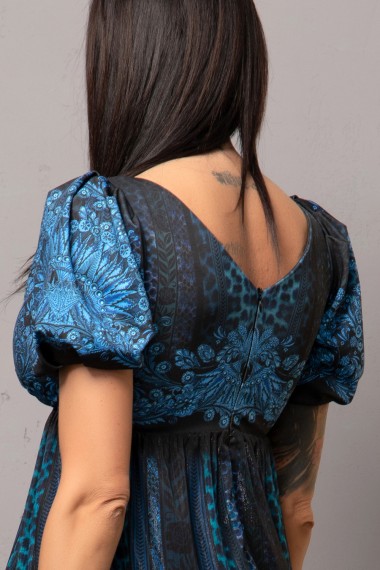 ROMANTIC DRESS - LEO WINTER DARK BLUE